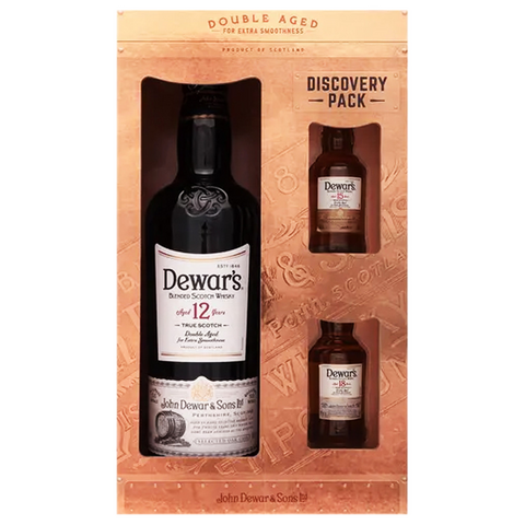 Dewar's 12 Year With Two 50mls Gift