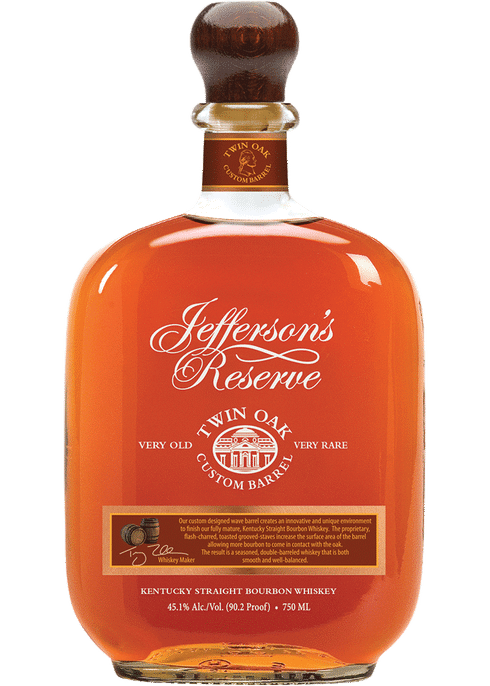 Jefferson's Twin Oak Custom Barrel Bourbon