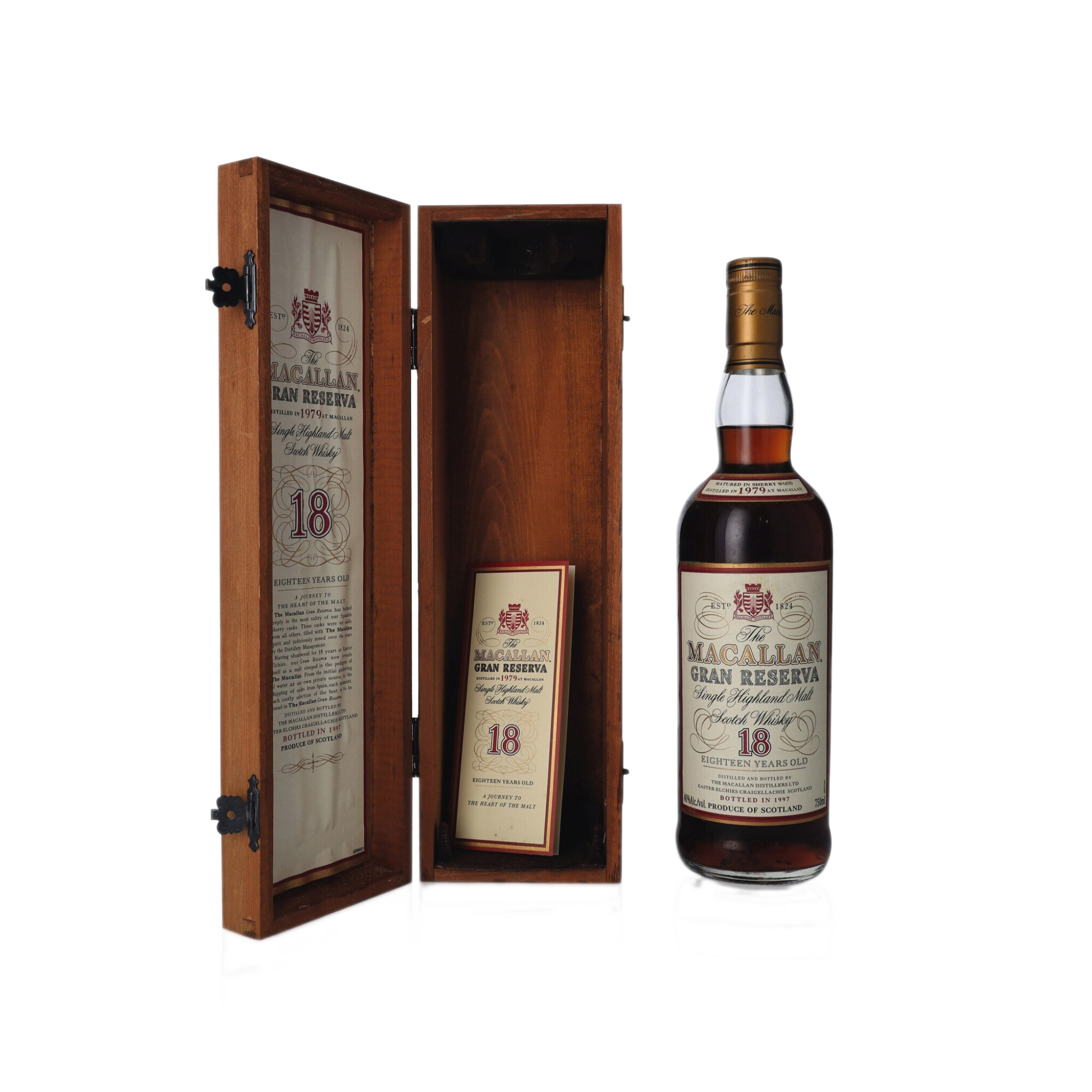 The Macallan Gran Reserva 18 Year Old Single Malt Scotch Whisky 1979 750ml Bottle