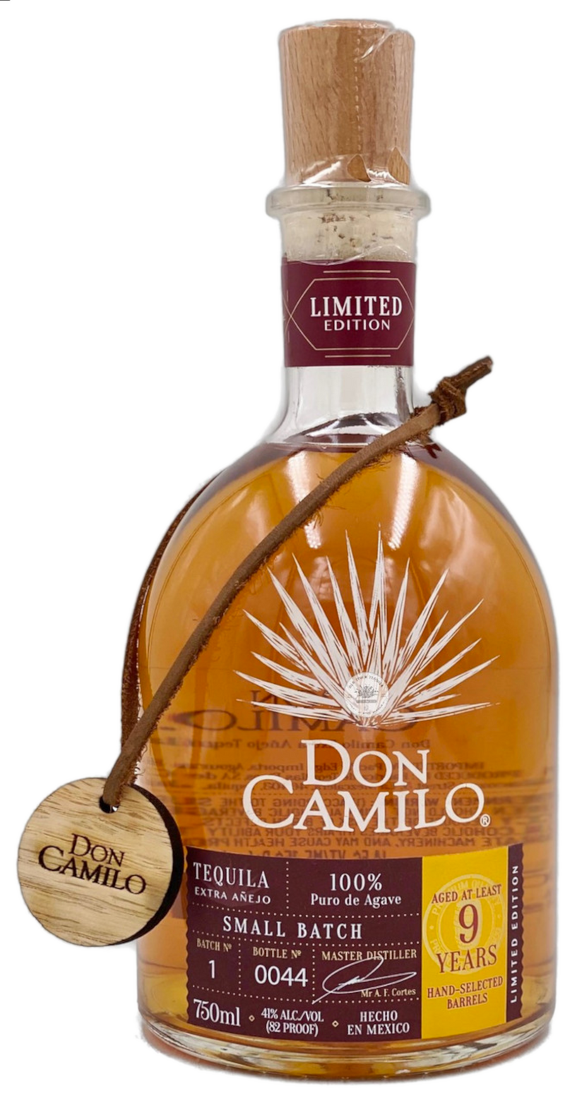 Don Camilo Small Batch Tequila Extra Anejo 9 Years