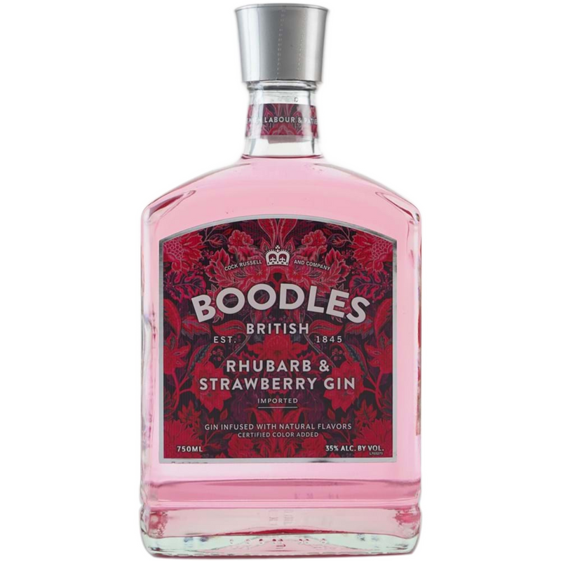Boodles Rhubarb Strawberry Gin 750 ML