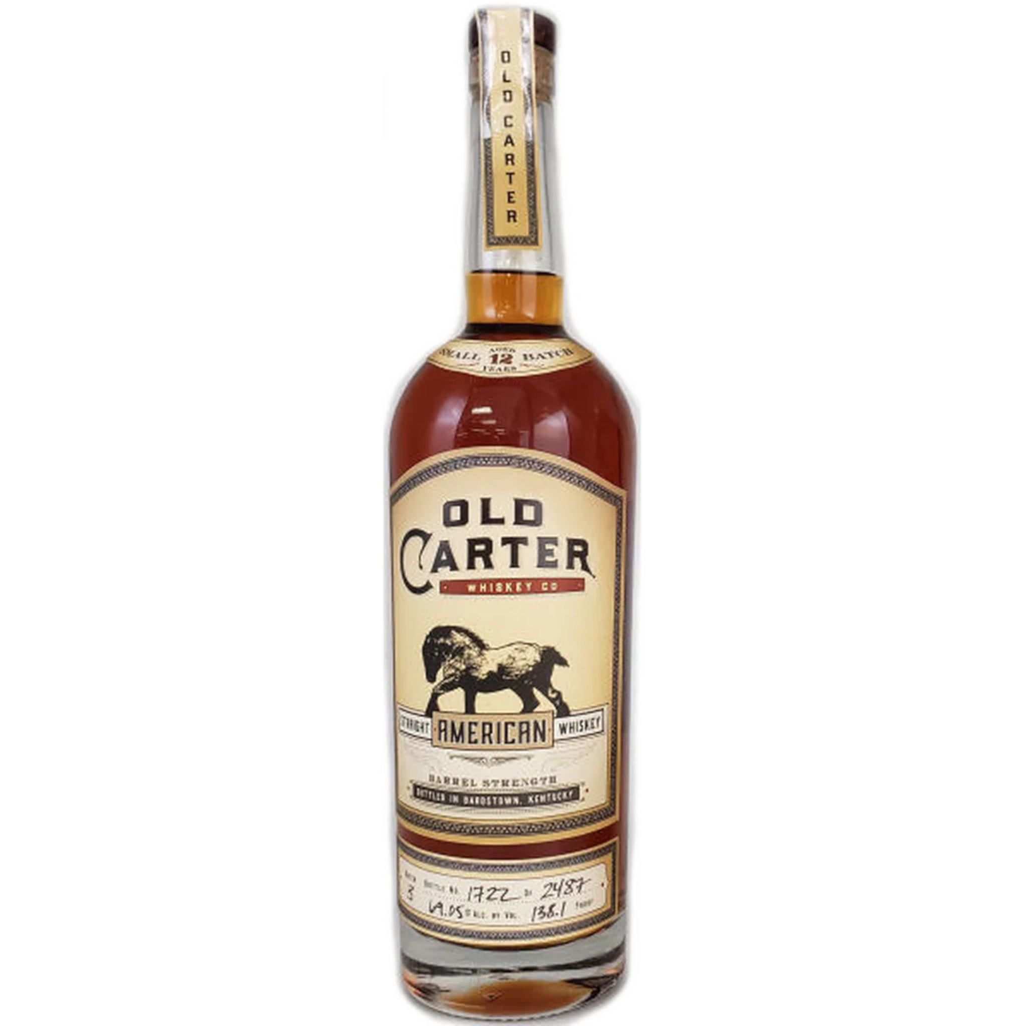 Old Carter American Whiskey 2020 Batch 03 12 Years
