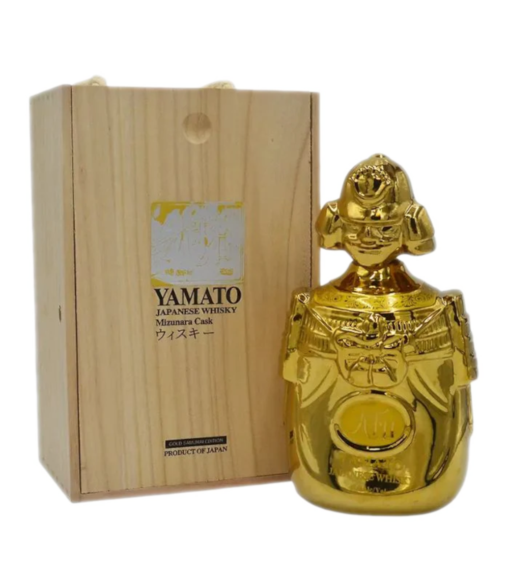 Yamato Gold Samurai Japanese Whisky Mizunara Cask