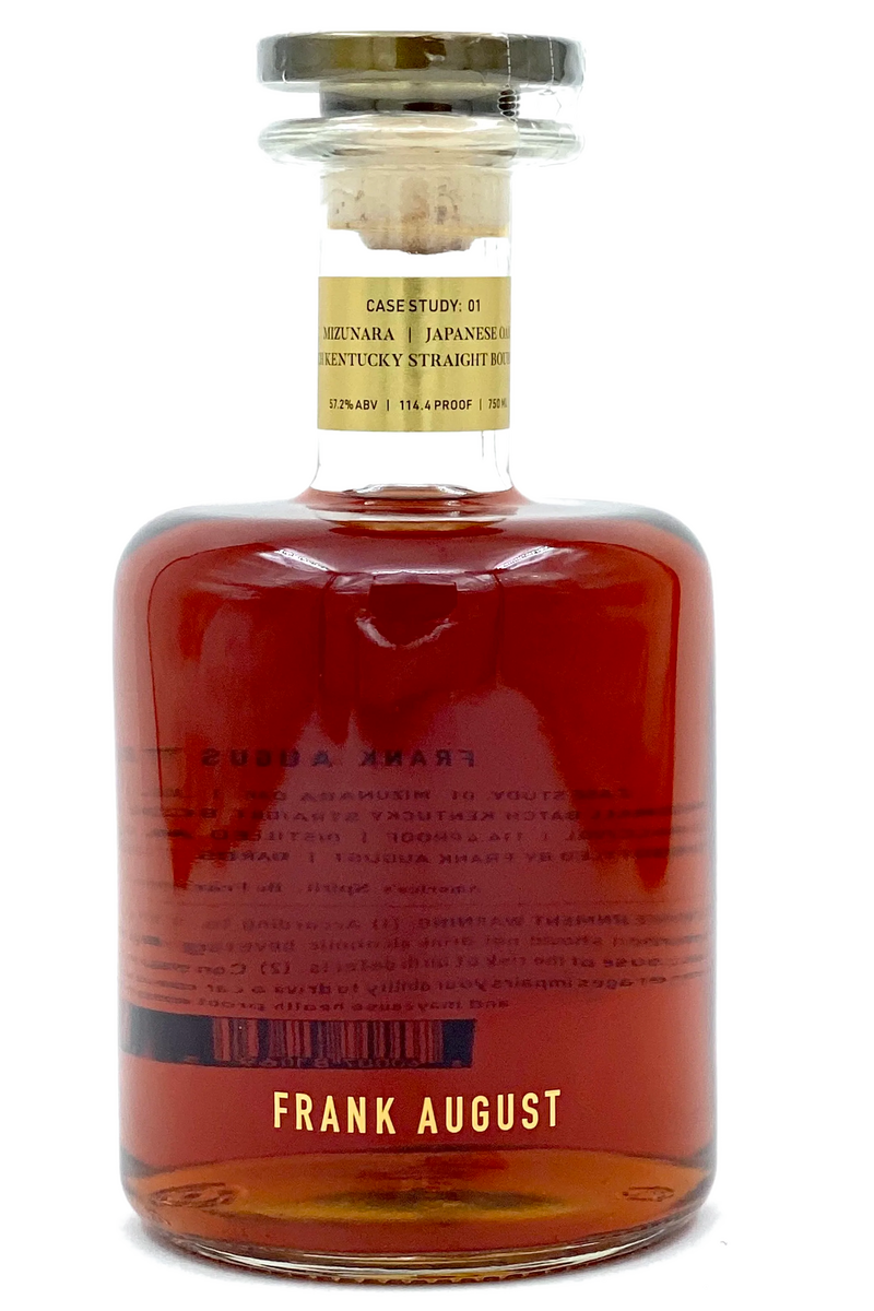 Frank August "Case Study: Mizunara Cask" Bourbon Whiskey