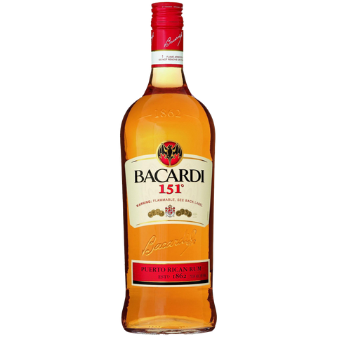 Bacardi 151 Puerto Rican Rum (750 ML)