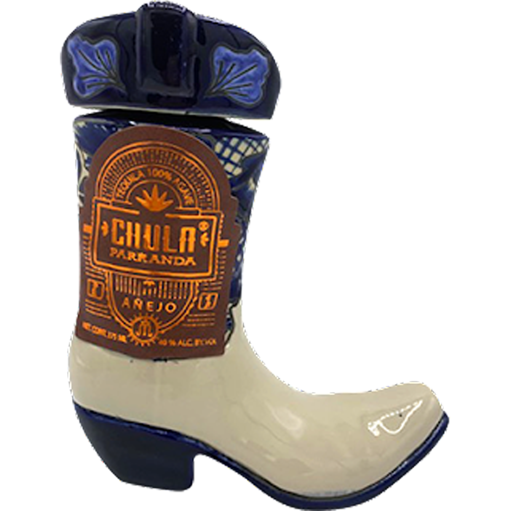 Chula Parranda Ceramic Boot Tequila (375 ML)