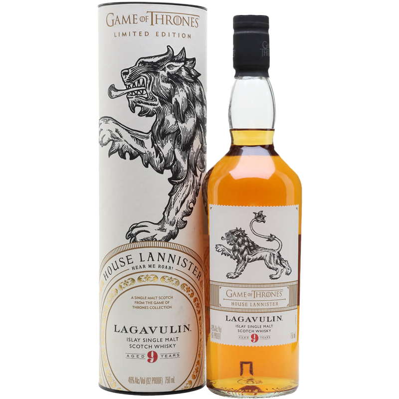 Game Of Thrones Limted Edition House Lannister Lagavulin Aged 9 Years