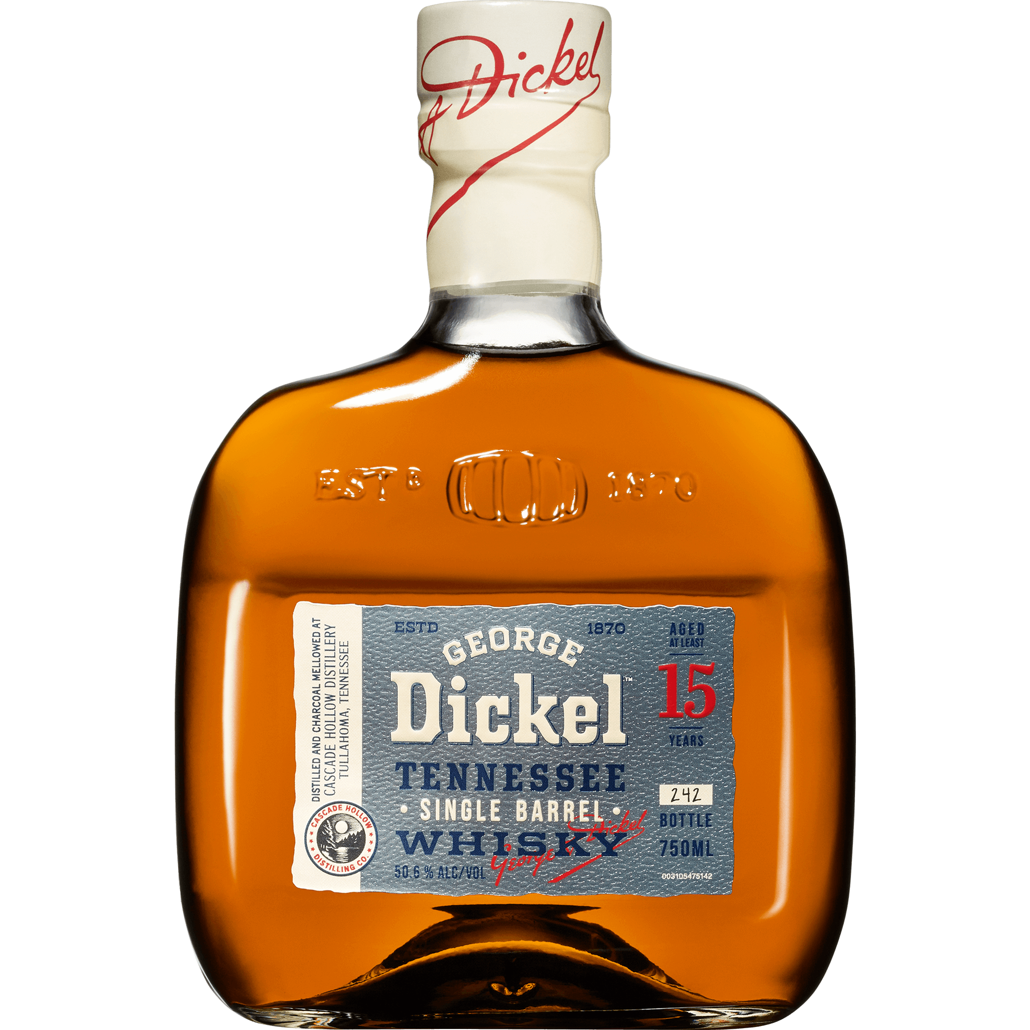 George Dickel 15 Year Old Single Barrel Bourbon Whiskey