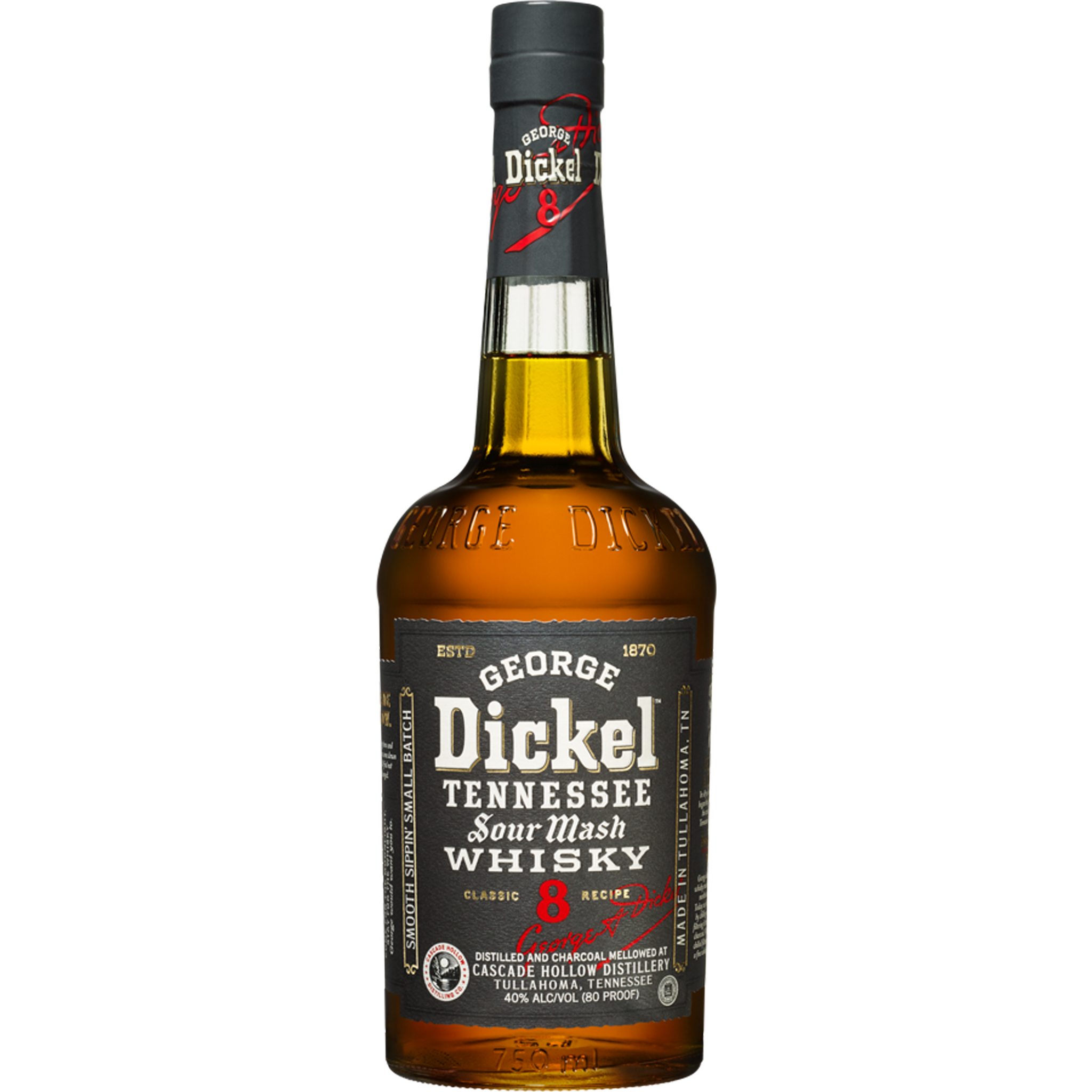 George Dickel Tennessee Sour Mash Whiskey No 8