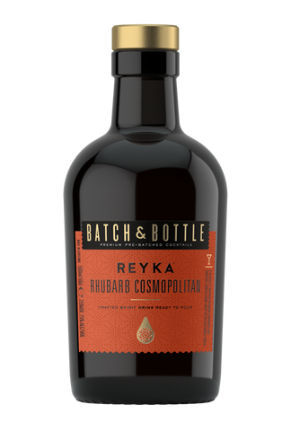 Batch & Bottle Reyka Vodka Rhubarb Cosmopolitan
