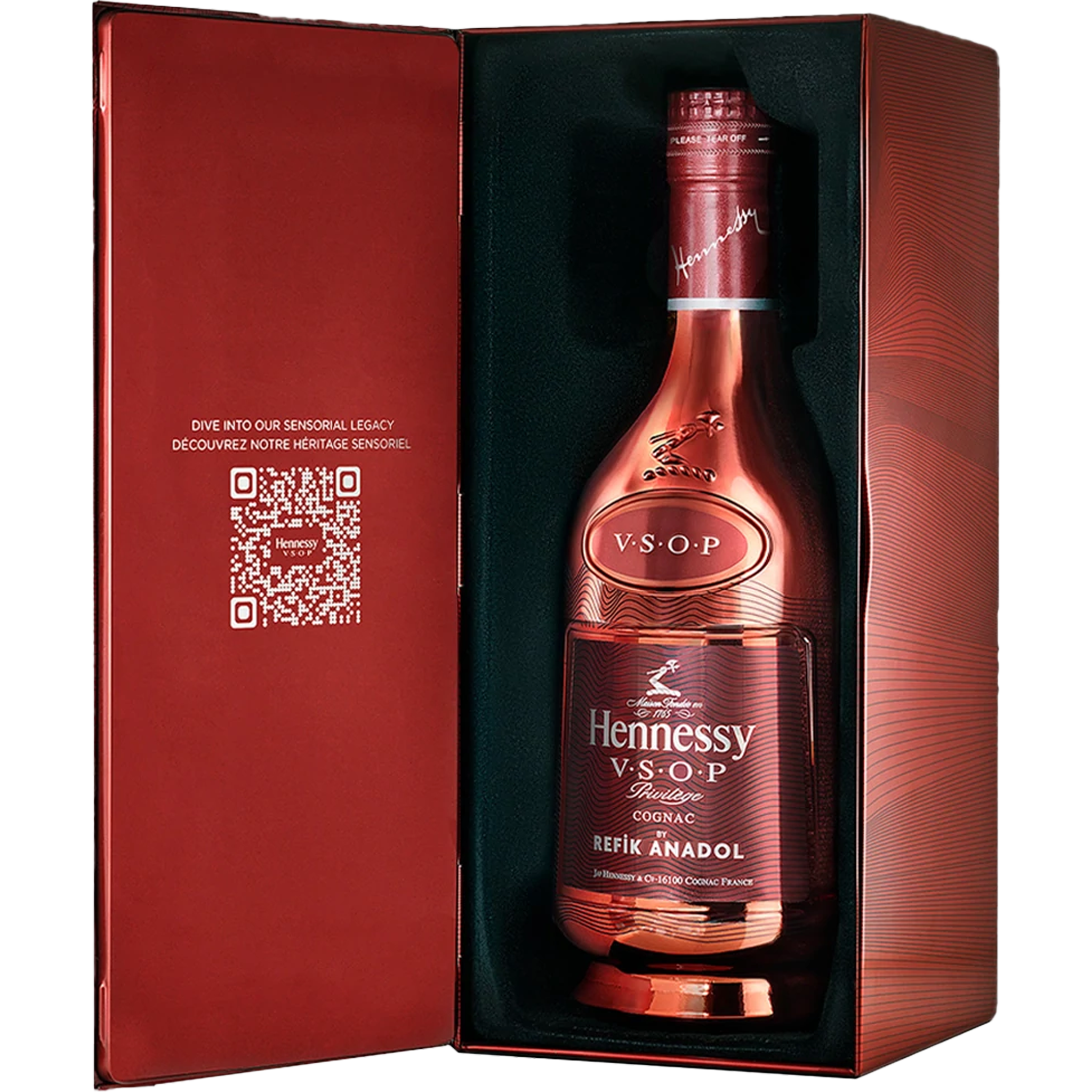 Hennessy Privilége Limited by Edition Bottle by Refik Anadol 750ML