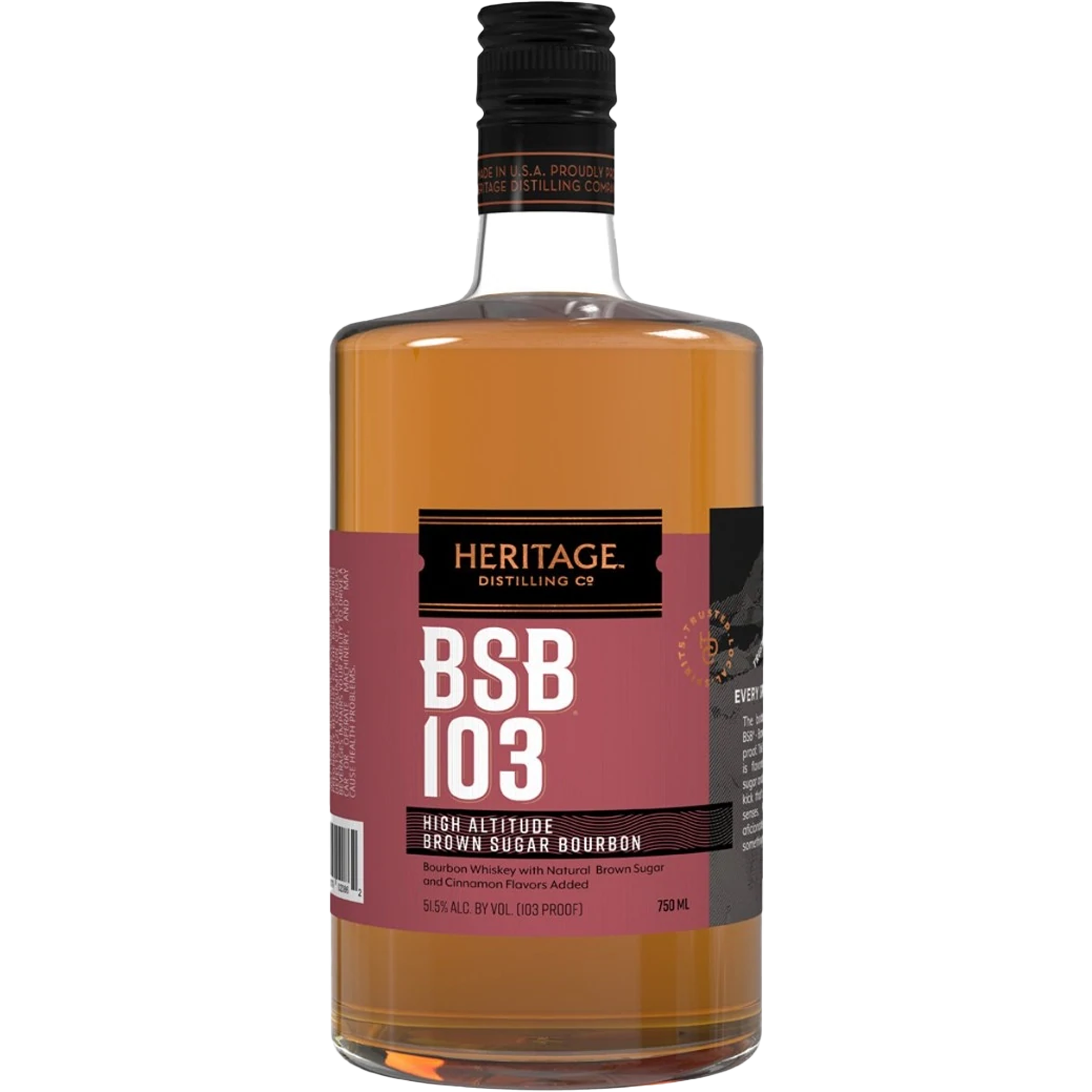 Heritage Bsb Brown Sugar Bourbon 103 Proof
