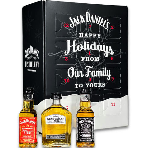 Jack Daniel’s Holiday Countdown Advent Calendar | 2021 Edition 12 Pack Days of Christmas