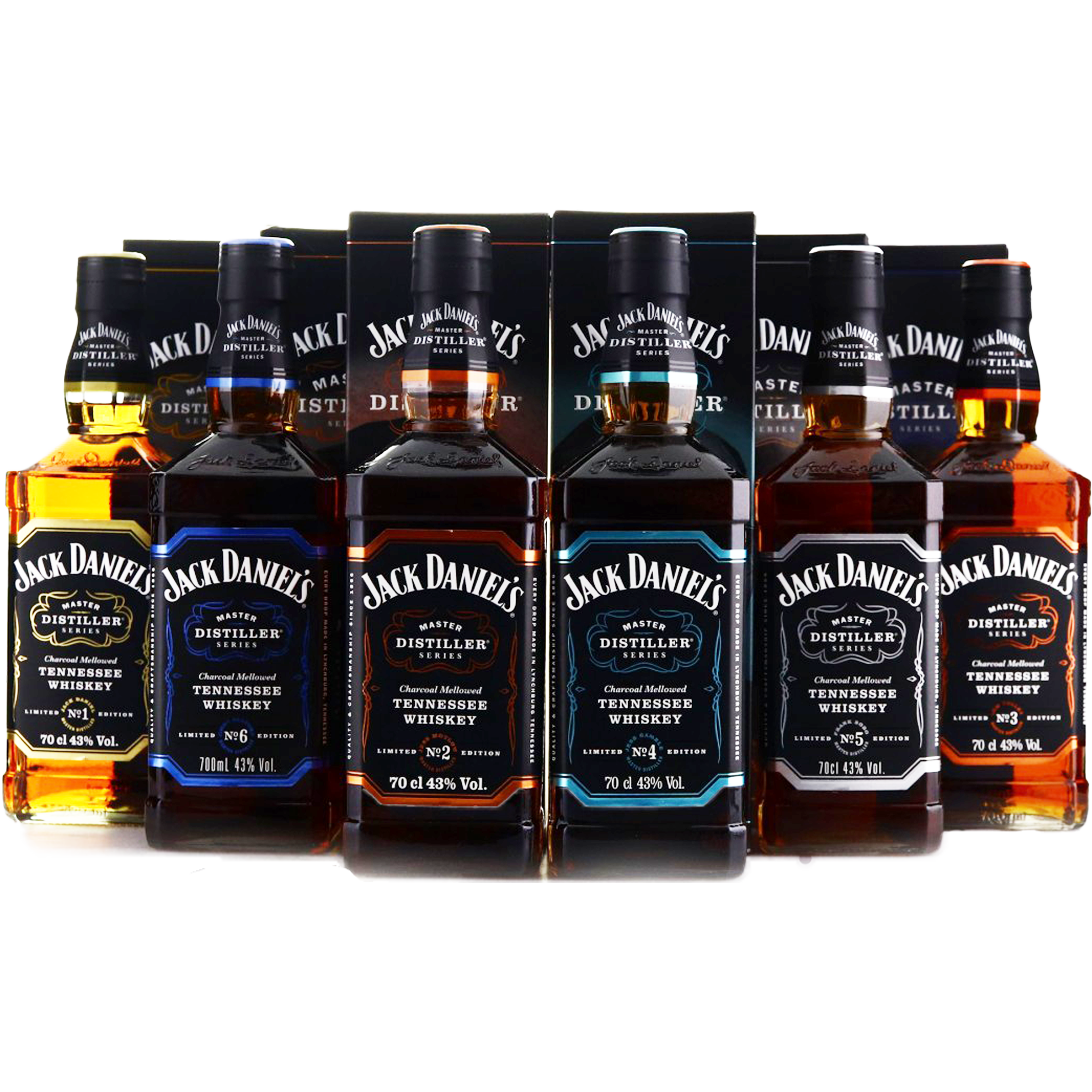 Jack Daniel's Master Distiller Limited 1 to 6 all series