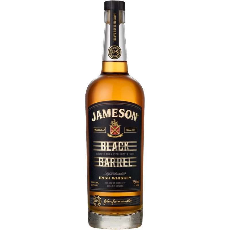 Jameson Whiskey Irish Triple Distilled Black Barrel 80 Proof