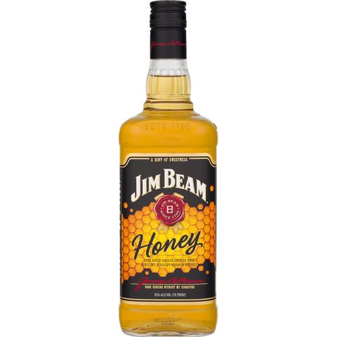 Jim Beam Honey Bourbon Whiskey  Bottle