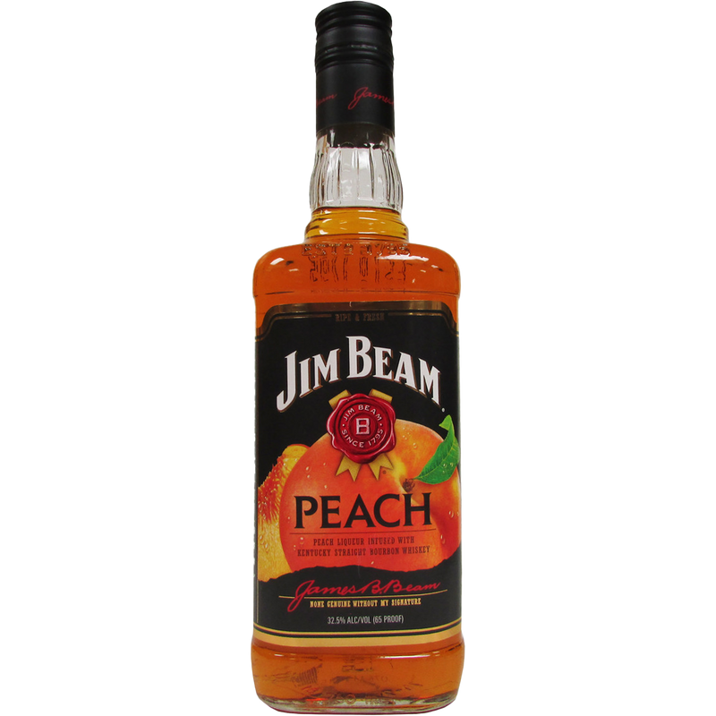 Jim Beam Peach Liqueur Infused with Bourbon Whiskey