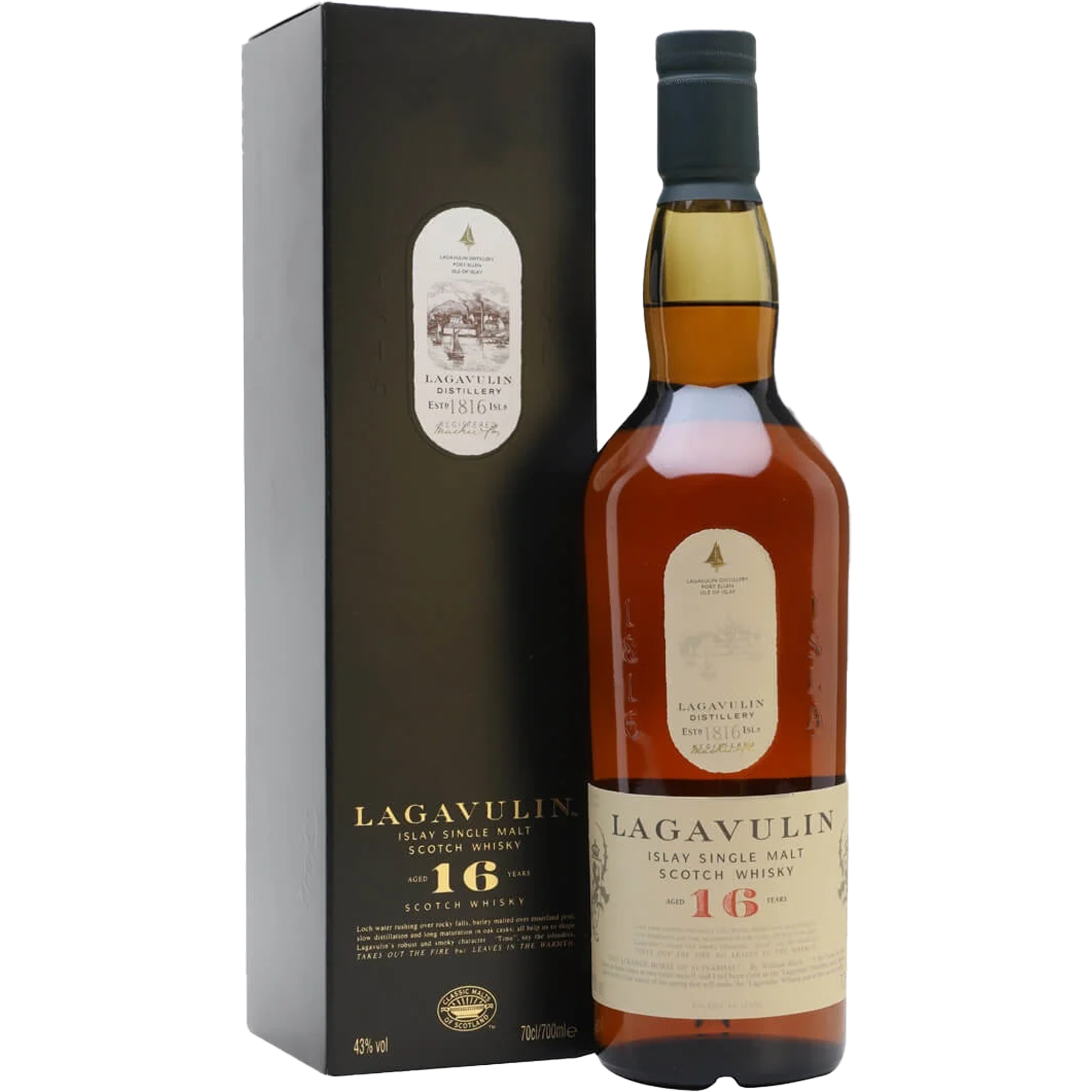 Lagavulin Islay 16 Year Old Single Malt Whiskey