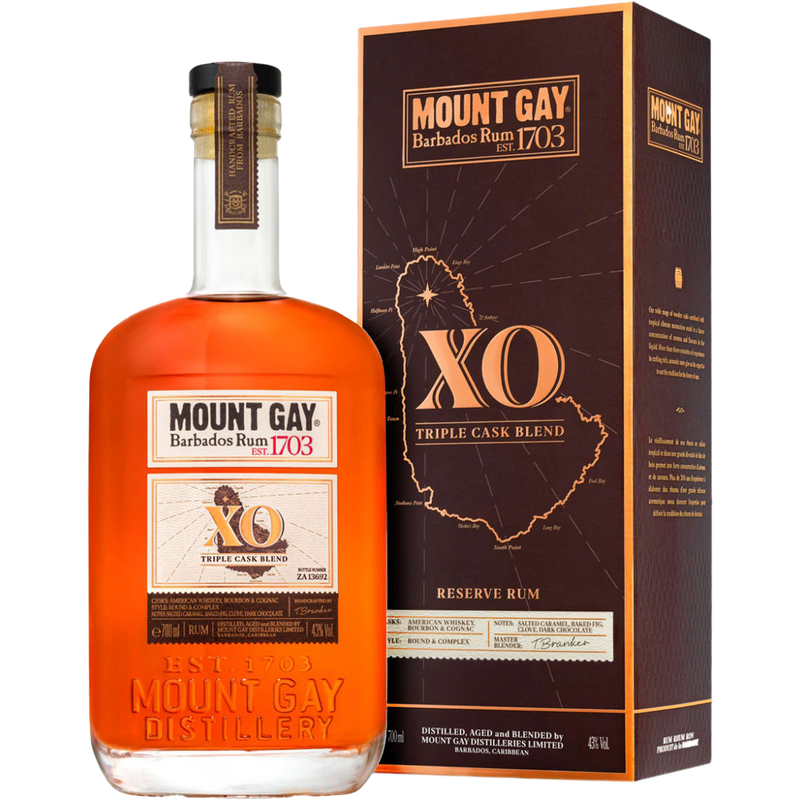 Mount Gay XO Triple Cask Blend Reserve Rum