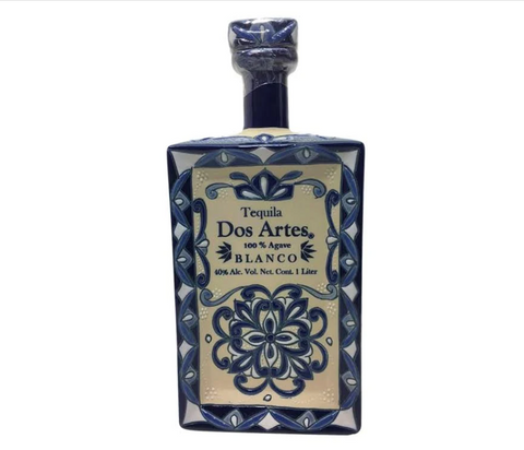 Dos Artes Blanco 1 Liter Hand Painted (Ceramic Bottle)