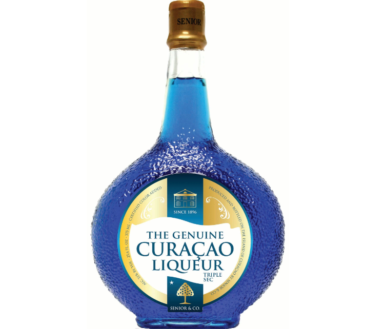 Senior & Co The Genuine Curacao Liqueur - Blue