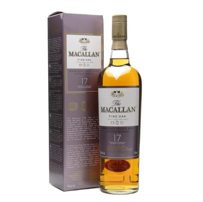 The Macallan Fine Oak 17 Year Old Single Malt Scotch Whisky