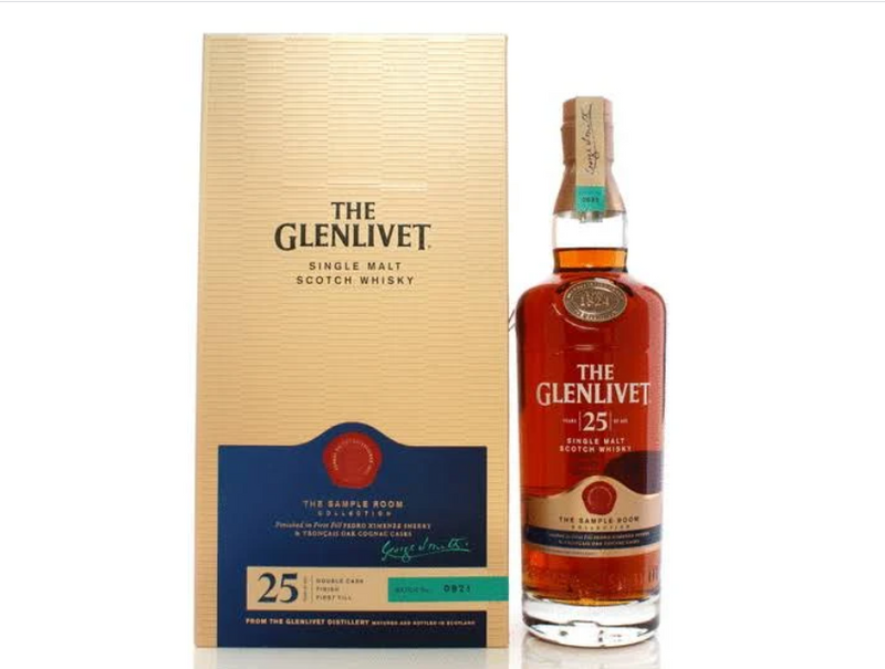 Glenlivet 25 Year Old The Sample Room Collection Single Malt Scotch Whisky
