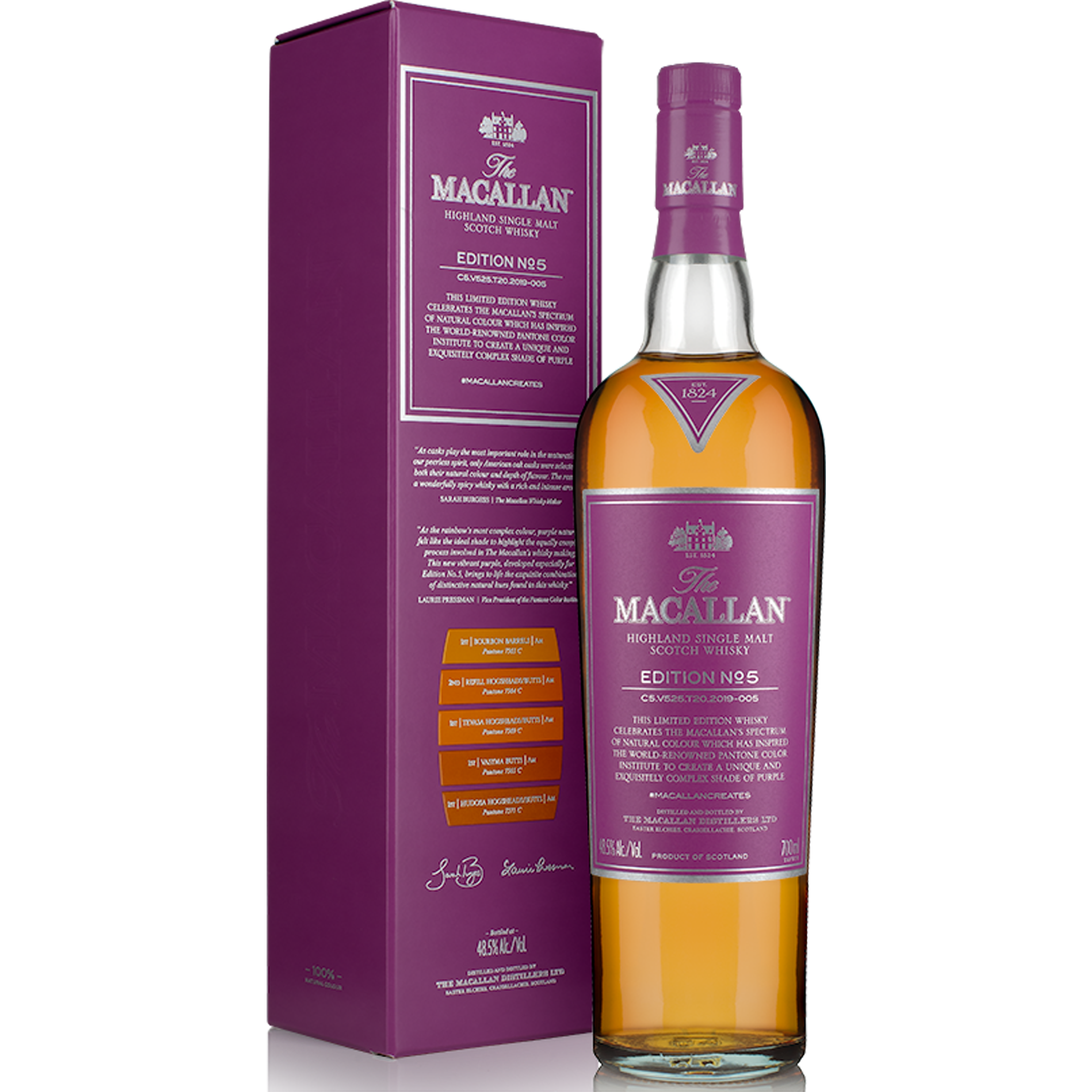 The Macallan Edition No5 Highland Single Malt Scotch Whiskey