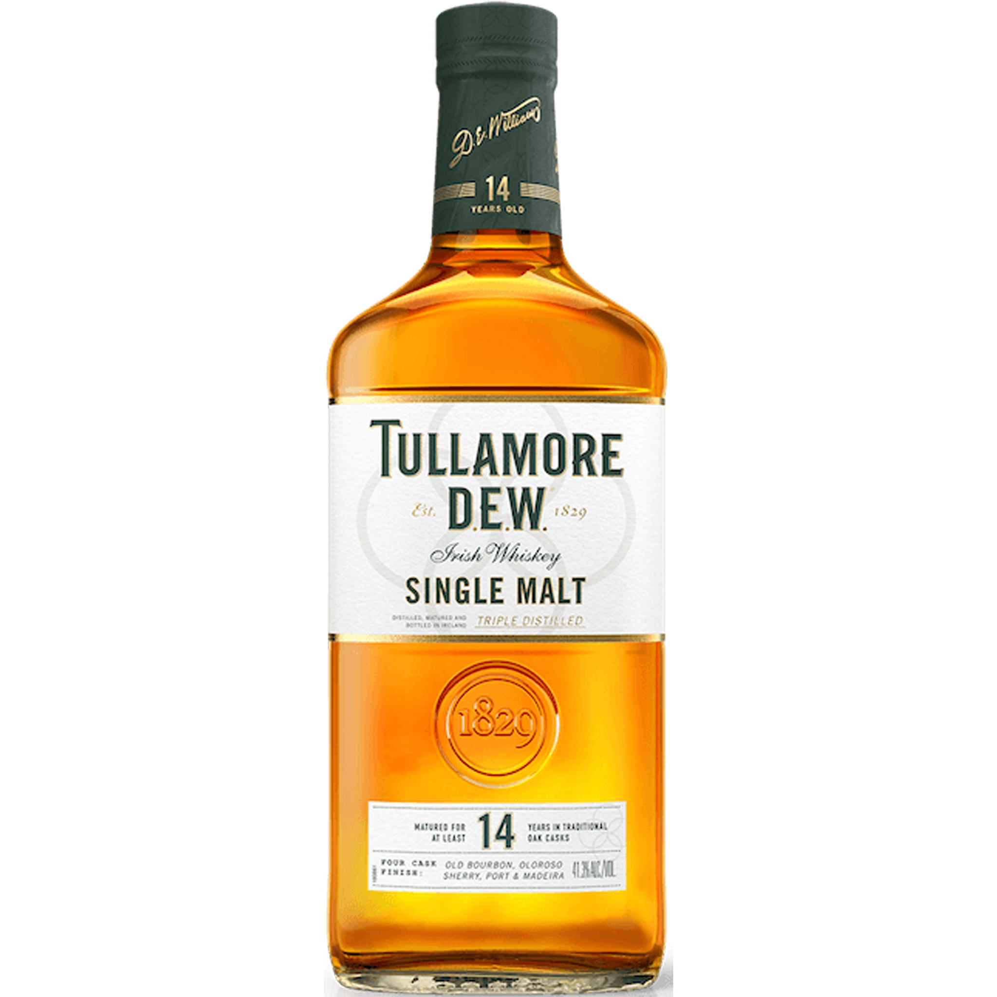 Tullamore Dew Single Malt 14 Year Irish Whiskey