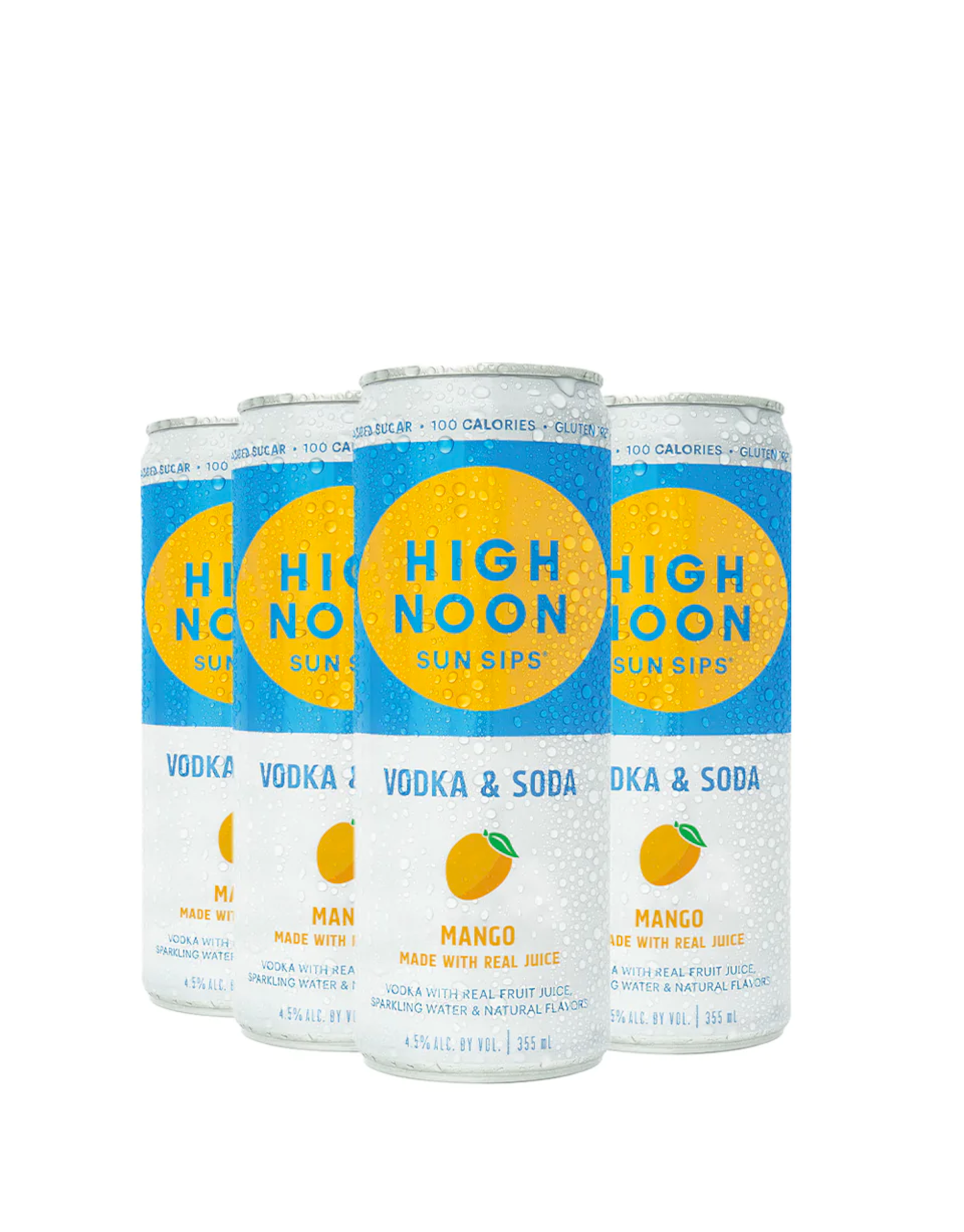 High Noon Beverage Mango 4 Pack 355ml