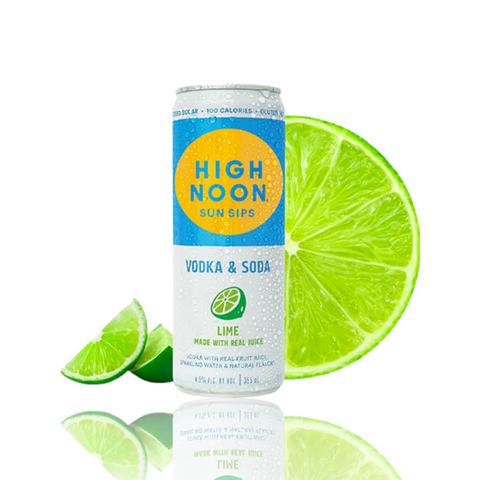 High Noon Beverage Lime 4 Pack 355ml