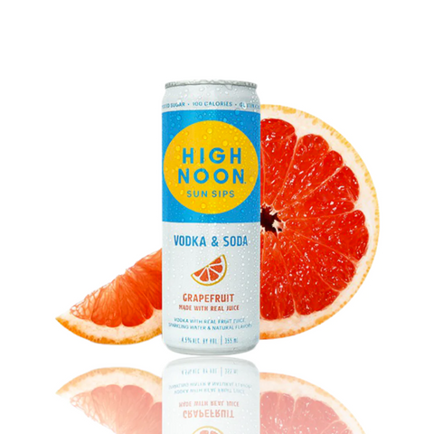 High Noon Beverage Grapefruit 4 Pack 355ml