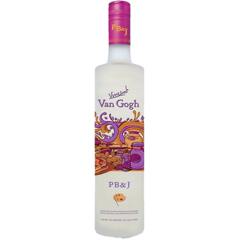 Vincent Van Gogh Peanut Butter & Raspberry Jelly Vodka