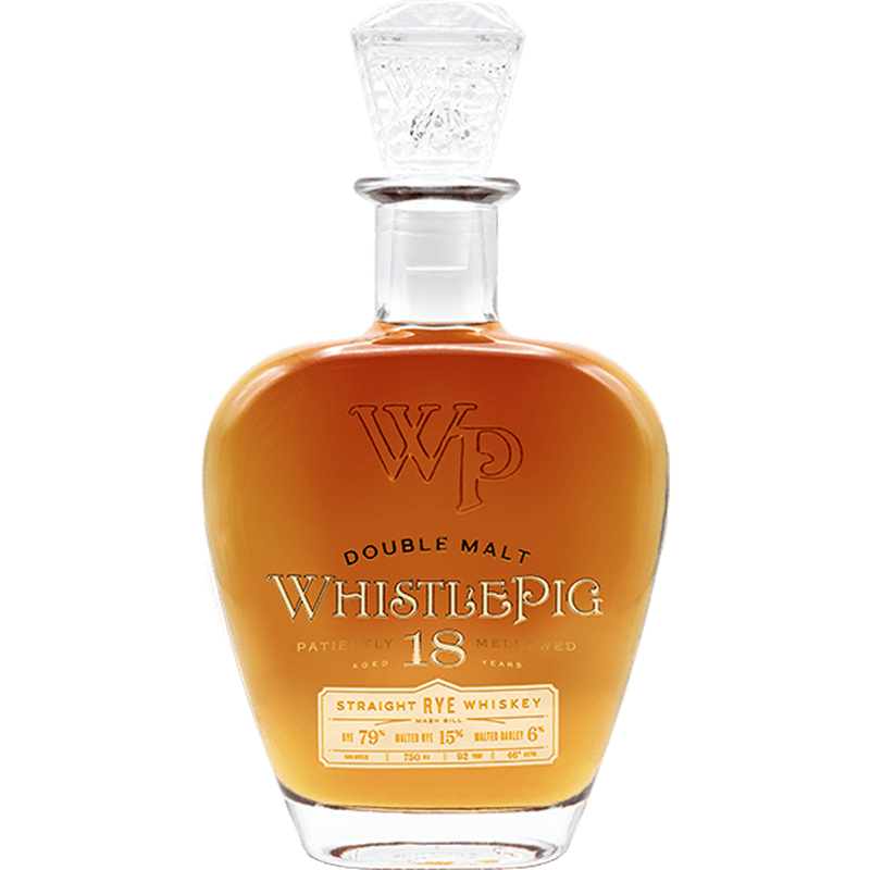 WhistlePig Double Malt 18 Year Old Straight Rye