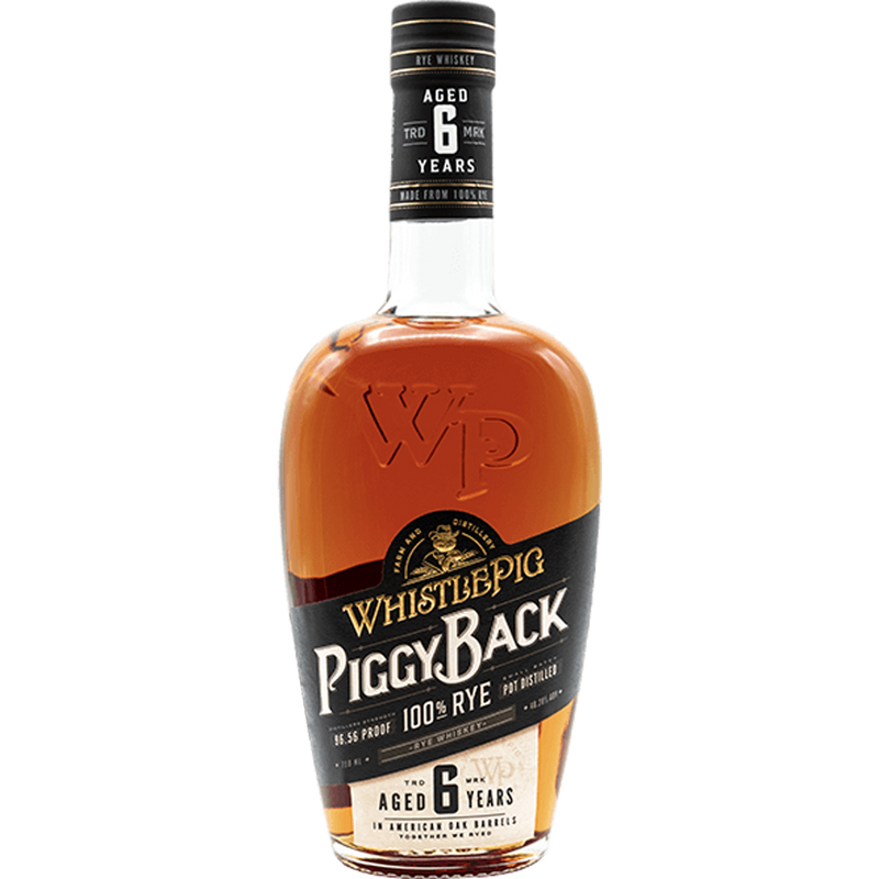 WhistlePig PiggyBack 6 Year Rye Whiskey