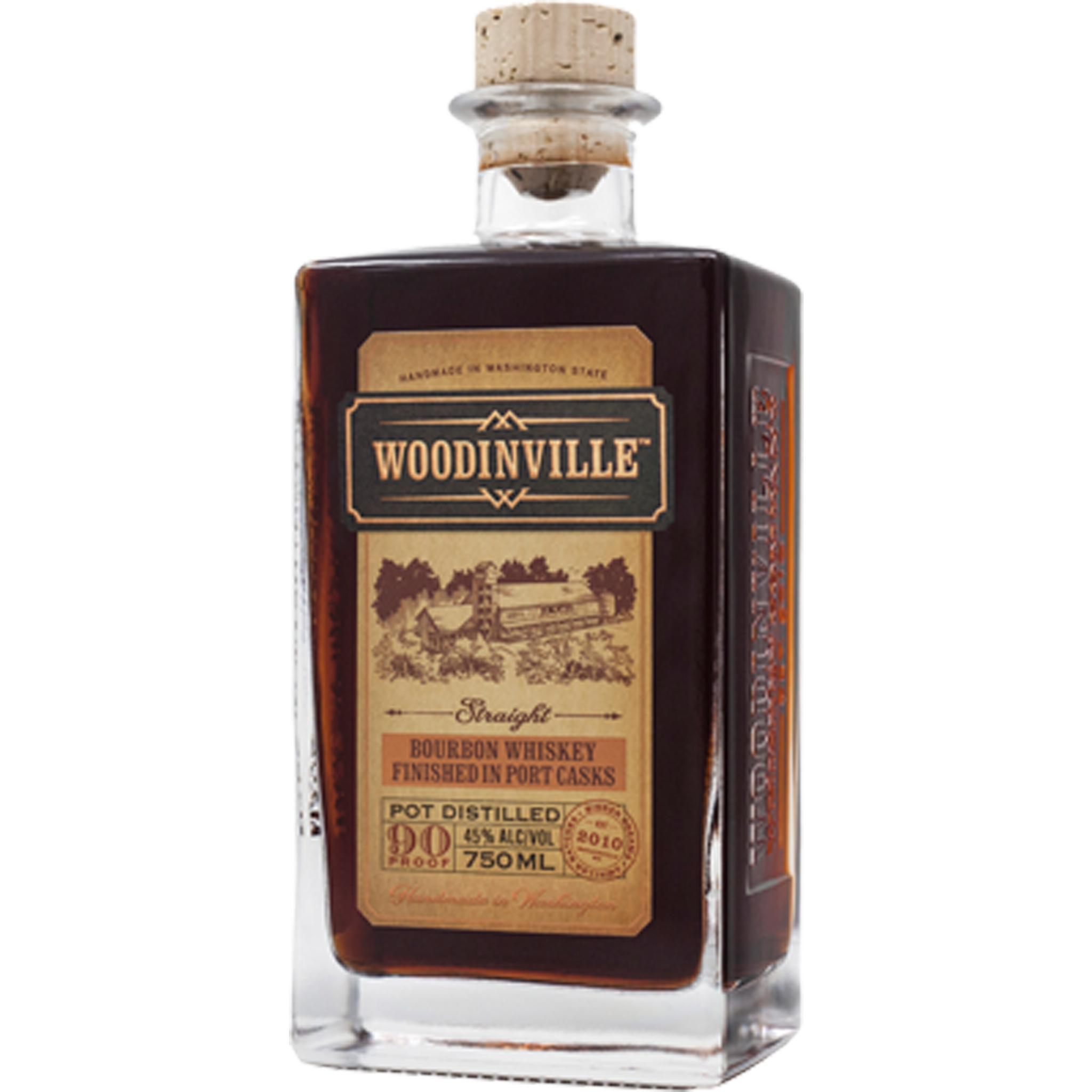 Woodinville Bourbon Whiskey Finished in Port Casks