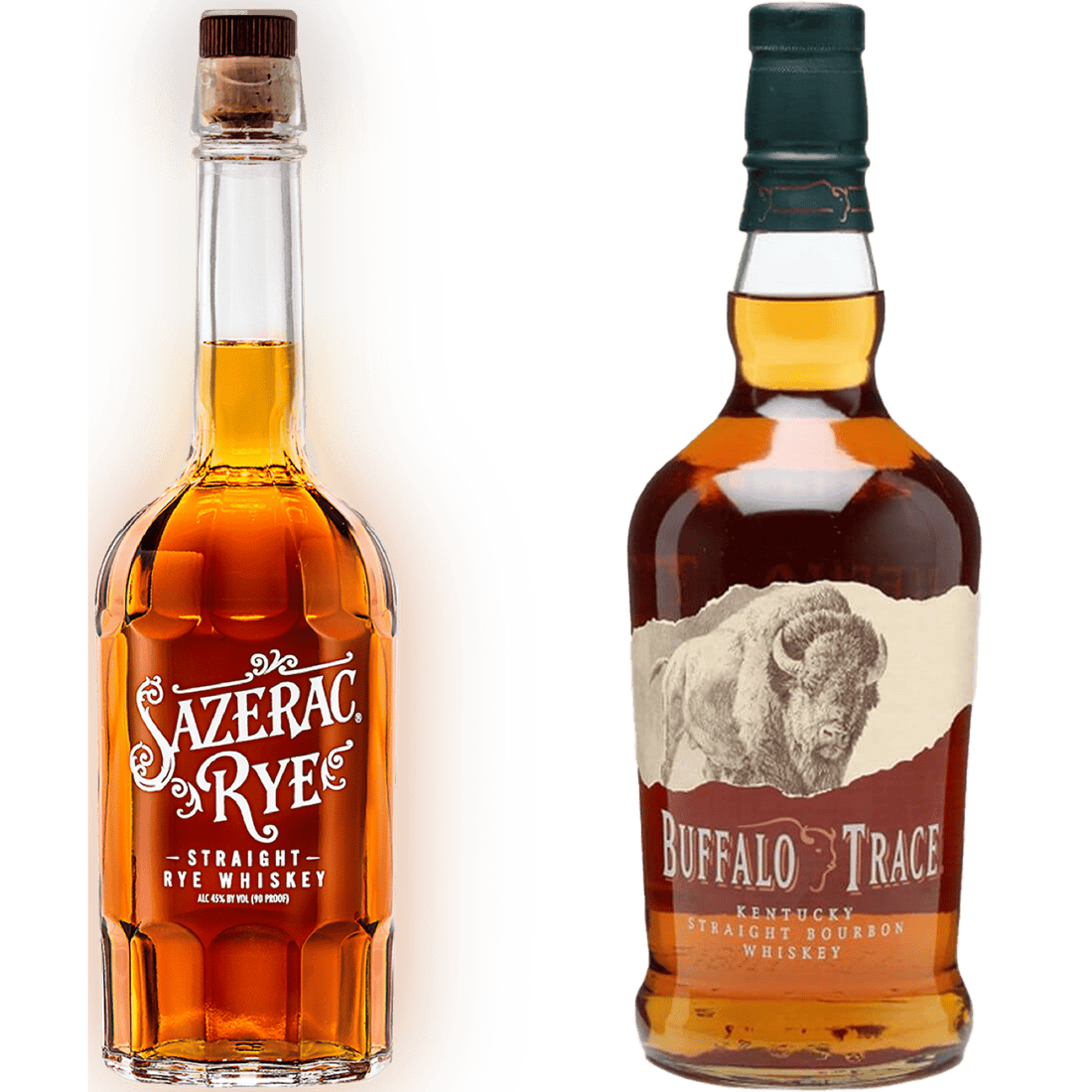 Buffalo Trace Bourbon & Sazerac Rye Bundles Set - Liquor On Broadway