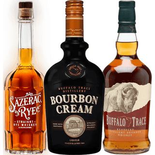Buffalo Trace Distillery Combo Set (Buffalo Trace, Sazerac Rye, Buffalo Trace Bourbon Cream) - Liquor On Broadway