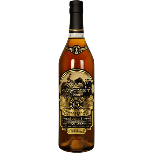 Calumet Farm 15 - year Single Rack Black Kentucky Straight Bourbon Whiskey 750 ML - Liquor On Broadway
