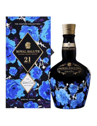 Chivas Royal Salute 21 Year Black Richard Quinn Edition Scotch Whiskey - Liquor On Broadway