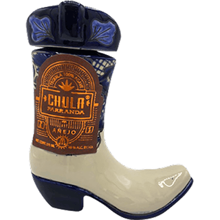 Chula Parranda Ceramic Boot Tequila (375 ML) - Liquor On Broadway