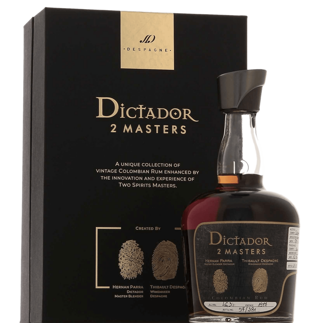 Dictador 2 Masters Despagne Rum 1977 - Liquor On Broadway