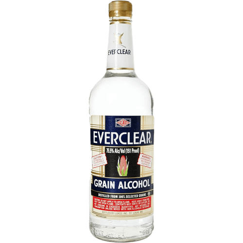 Everclear Grain Alcohol 151 Proof - Liquor On Broadway