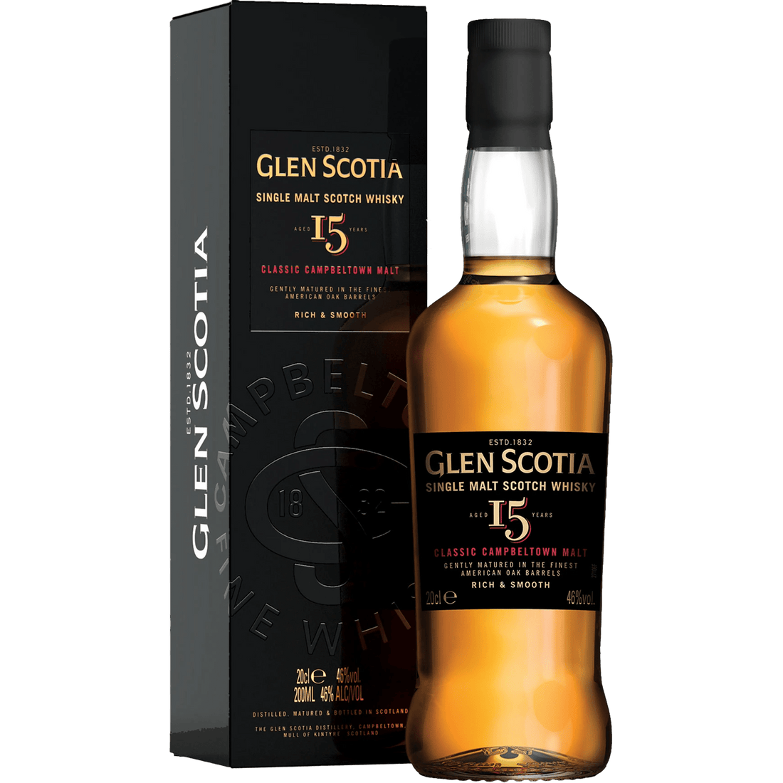Glen Scotia Campbeltown Single Malt Scotch Whisky 15 year old - Liquor On Broadway