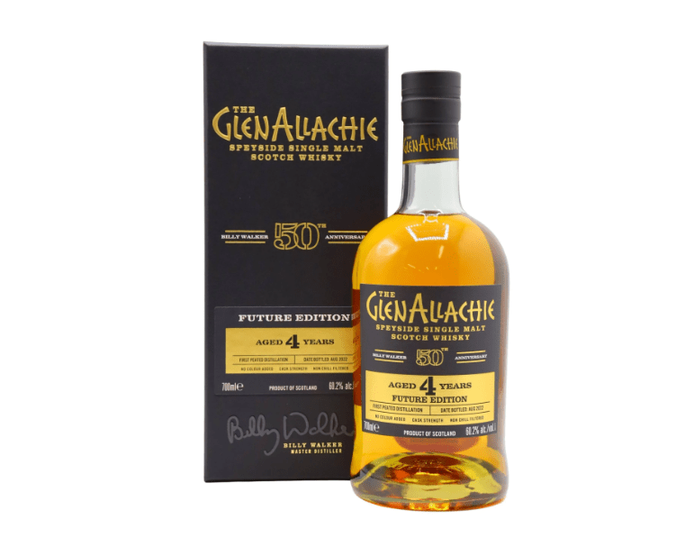 GlenAllachie 50th Anniversary Future Edition Peated 4 Year Old Scotch Whisky - Liquor On Broadway