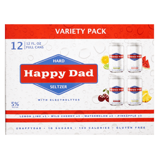 Happy Dad Hard Seltzer Variety 12pk 12oz - Liquor On Broadway