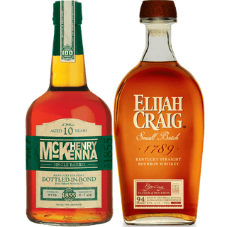 Henry McKenna Single Barrel and Elijah Craig Small Batch Bundle (Combo) - Liquor On Broadway