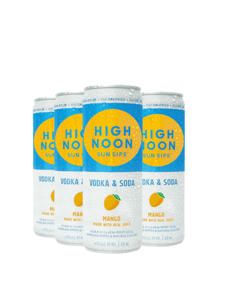 High Noon Beverage Mango 4 Pack 355ml - Liquor On Broadway