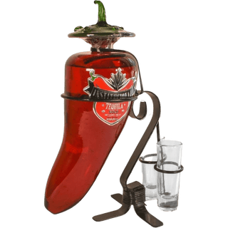 Institucional Chili Pepper Tequila Gold with 2 Shot Glasses 750ml - Liquor On Broadway