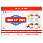 Happy Dad Hard Seltzer Variety 12pk 12oz